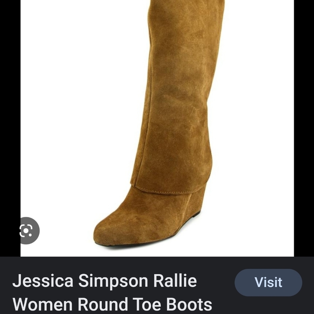 Black suede knee high boots - Picture 10 of 10